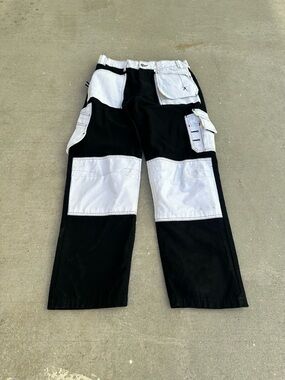Fucking Awesome FA World Entertainment Spider Carpenter Pants |Black & white ~34